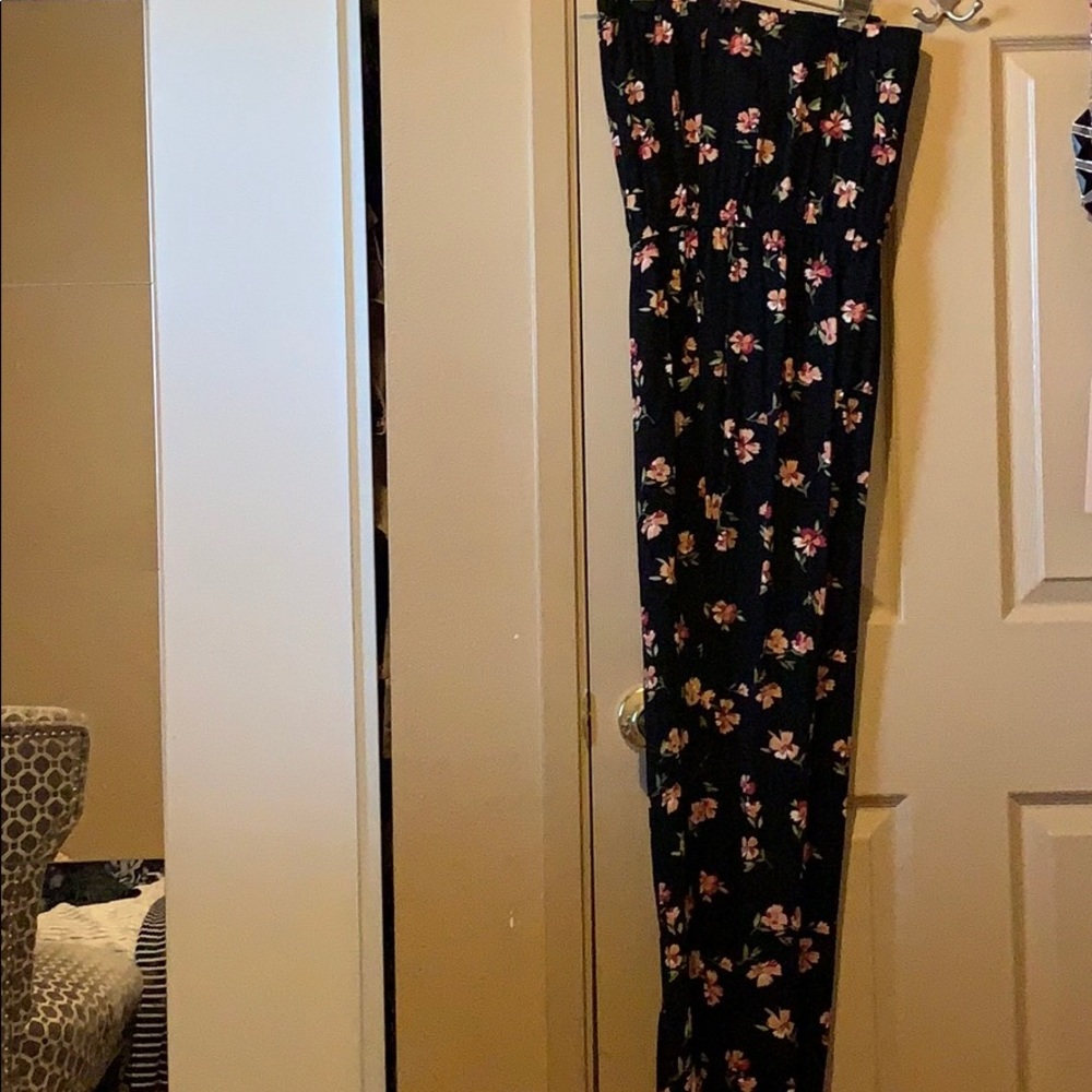 Floral Tube top jumpsuit